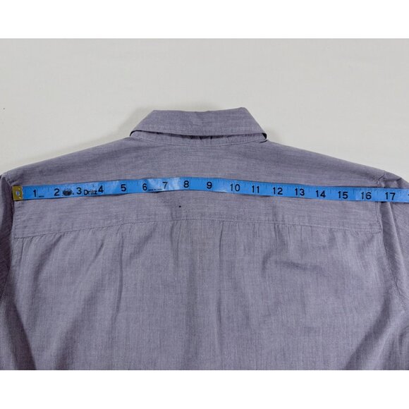 L.L.Bean Signature Women’s Classic Chambray Button Down Blouse 100% Cotton 14 - Picture 10 of 12